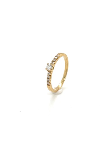 0,24ct- ANILLO ASEN ORO DE 18K