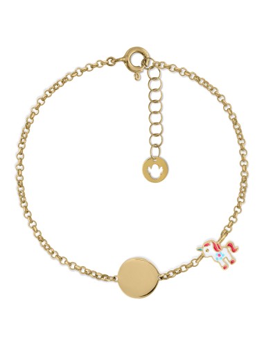 Pulsera petrasus esmalte oro de 18k