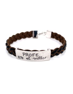 PULSERA PROFE ETS EL MILLOR  PLATA DE 1ªLEY