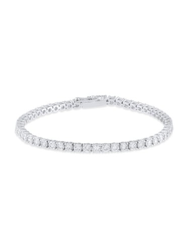 5,05ct- PULSERA REVIERE DIAMANTES ORO BLANCO 18K