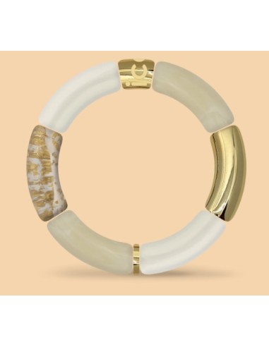 Pulsera para mujer acero Beige Almond Gold