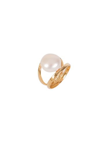 Anillo para mujer perla oro de 18k