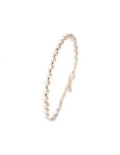 PULSERA PERLAS ORO 9K