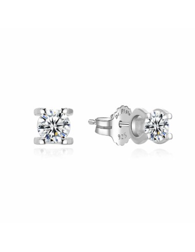 PENDIENTES CIRCONITA ESF 4MM PLATA DE 1ª LEY