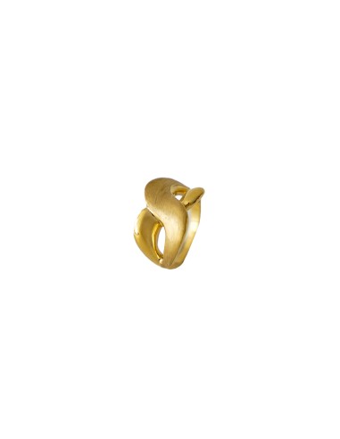 ANILLO OCHOA MATE BRILLO ORO DE 18K