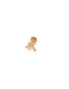 PIERCING CARTILAGO LIBÉLULA ZN ORO DE 18K