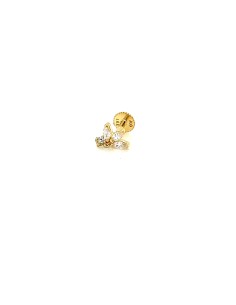 PIERCING FLO ZN ORO DE 18K