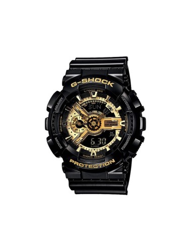 RELOJ CASIO GA-110GB NEGRO DORADO