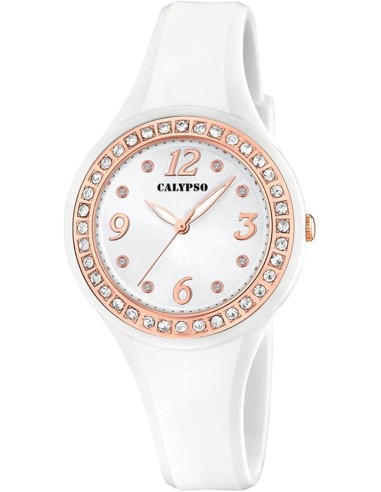 RELOJ CALYPSO TRENDY BLANCO 