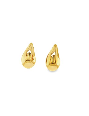 PENDIENTES GOTA MEDIANO ORO DE 18K