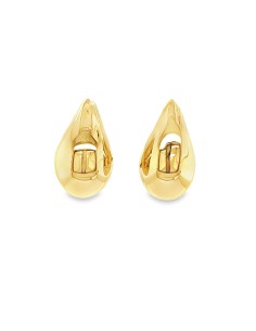 PENDIENTES GOTA GRANDE ORO DE 18K