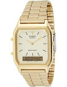 RELOJ CASIO UNISEX DORADO AQ