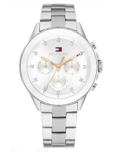 Reloj de cuarzo para mujer Plateado / Blanco