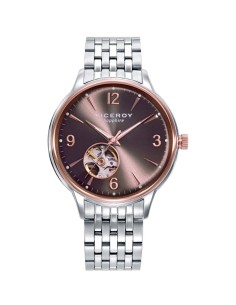 RELOJ HOMBRE AUTOMÁTICO ACERO IP ROSA