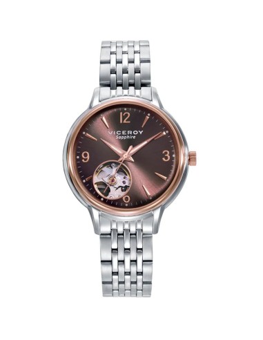 RELOJ DE MUJER AUTOMÁTICO ACERO IP ROSA 