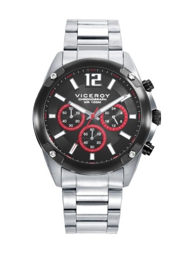 RELOJ HOMBRE CRONO ACERO IP NEGRO REF. 401397-55