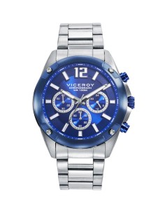 RELOJ HOMBRE CRONO ACERO IP AZUL REF. 401397-35