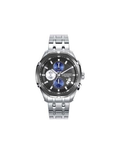 RELOJ HOMBRE CRONO ACERO IP GRIS 46837-57