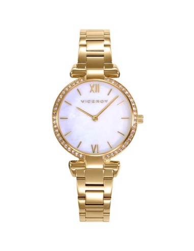 RELOJ MUJER DE ACERO IP DORADO 42446-03