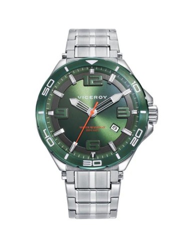 RELOJ HOMBRE ACERO IP VERDE 46839-65