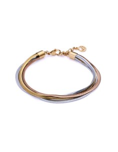 Pulsera de mujer de acero cadena de serpiente