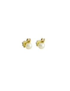 Pendientes de Oro de 18k con Perlas