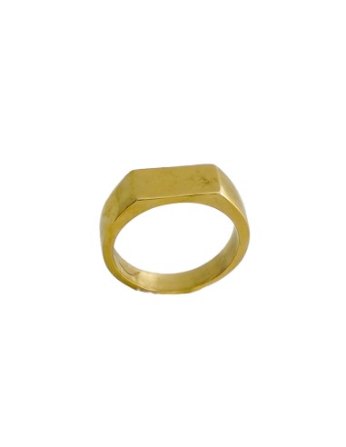 Anillo de Hombre en Acero Inoxidable Dorado