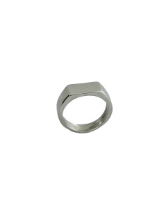 Anillo de Hombre en Acero Inoxidable Plateado