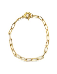 PULSERA ESLABONES PEQUEÑA ORO DE 18K