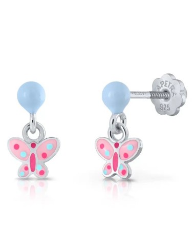 Pendientes para niña candy mariposa