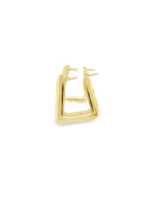 Pendientes para mujer geométricos de oro de 18k