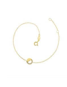 PULSERA CÍRCULO SMALL ORO DE 9K Y ZN