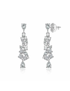 Pendientes para mujer largos zn plata