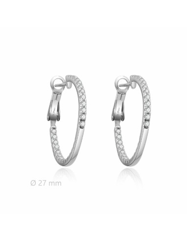 Pendientes para mujer aro zn 27mm