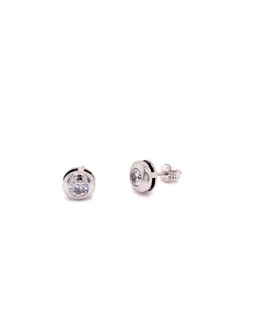 PENDIENTES ORO BLANCO SOLY DE 18K